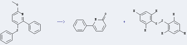 2(1H)-Pyridinone,6-phenyl- can be prepared by 6-methoxy-2-phenyl-3-phenylsulfanyl-pyridine.